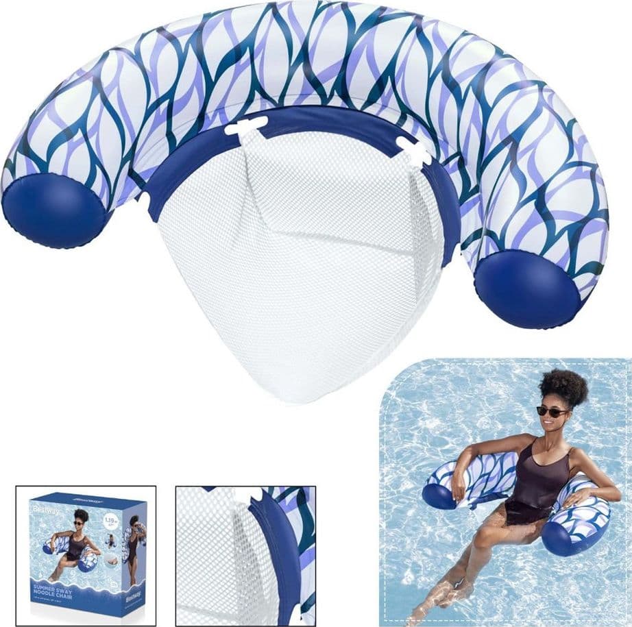 SDRAIO POLTRONA GONFIABILE GALLEGGIANTE SUMMER SWAY IN RETE DA PISCINA MARE LAGO 43922 - 2