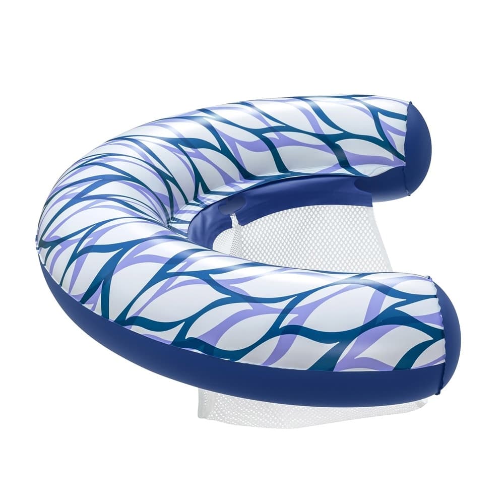 SDRAIO POLTRONA GONFIABILE GALLEGGIANTE SUMMER SWAY IN RETE DA PISCINA MARE LAGO 43922 - 11