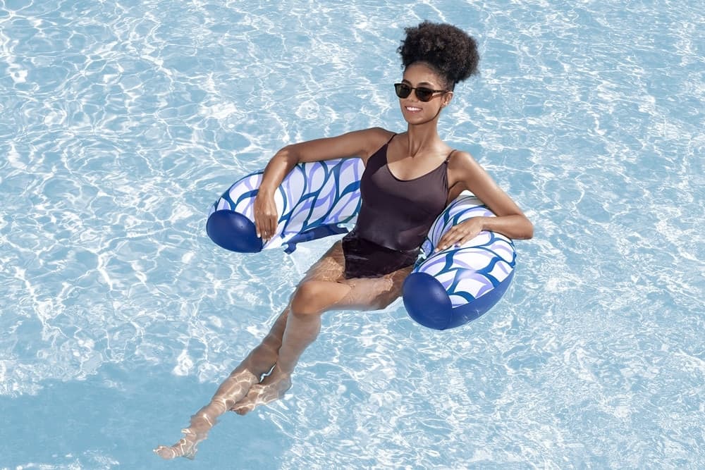 SDRAIO POLTRONA GONFIABILE GALLEGGIANTE SUMMER SWAY IN RETE DA PISCINA MARE LAGO 43922 - 4