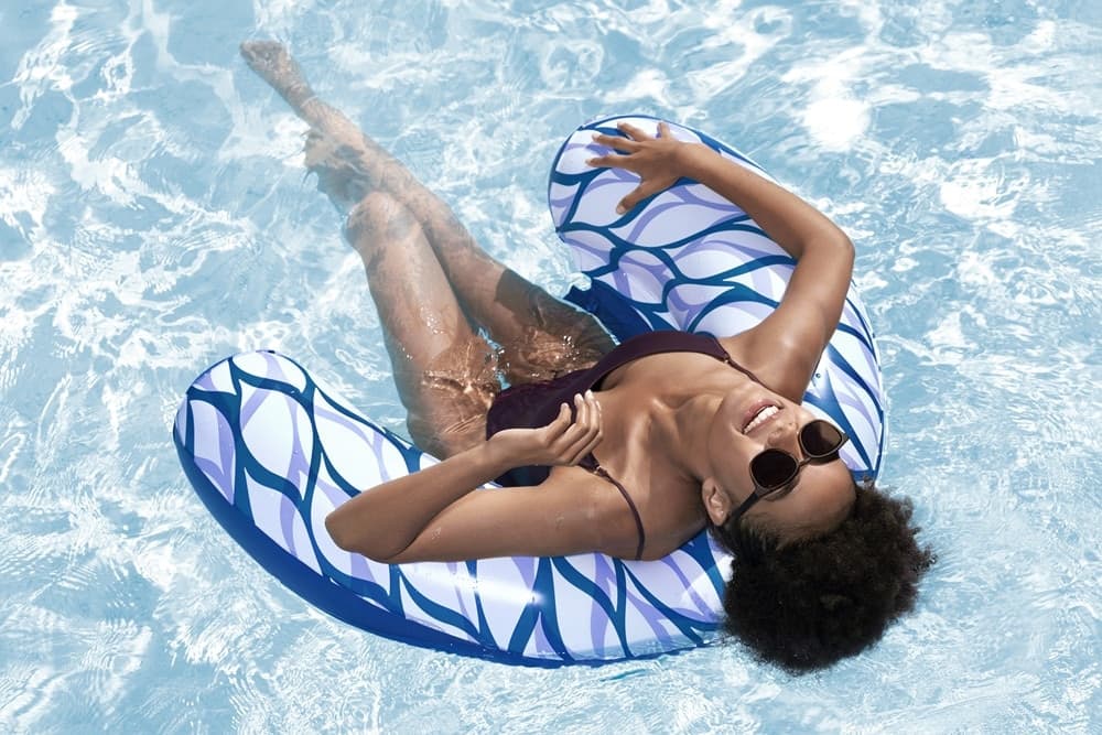 SDRAIO POLTRONA GONFIABILE GALLEGGIANTE SUMMER SWAY IN RETE DA PISCINA MARE LAGO 43922 - 6
