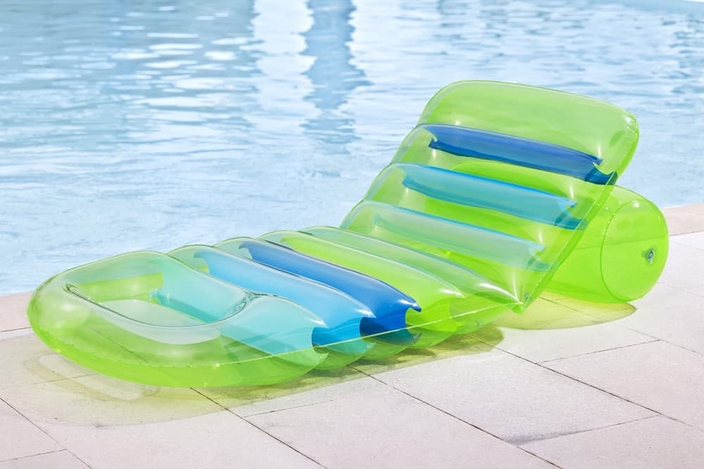 LETTINO MATERASSINO GALLEGGIANTE GONFIABILE REGOLABILE LOUNGE 193X80CM PISCINA MARE 43962 - 7