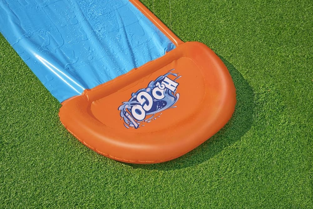 SCIVOLO ACQUATICO GONFIABILE MONOPOSTO 488 CM CON SPRUZZATORI D'ACQUA PER GIARDINO 52477 - 10