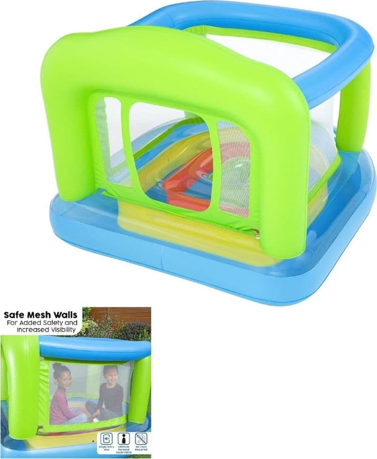 CASTELLO GONFIABILE GIOCO SALTELLANTE PER BAMBINI 170X158X127 CM PER CASA GIARDINO 52822 - 2