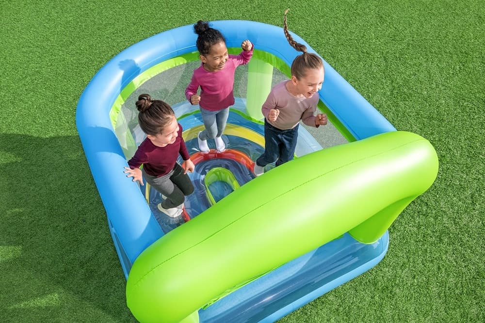 CASTELLO GONFIABILE GIOCO SALTELLANTE PER BAMBINI 170X158X127 CM PER CASA GIARDINO 52822 - 3