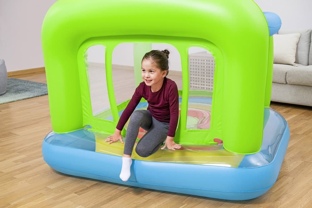 CASTELLO GONFIABILE GIOCO SALTELLANTE PER BAMBINI 170X158X127 CM PER CASA GIARDINO 52822 - 7