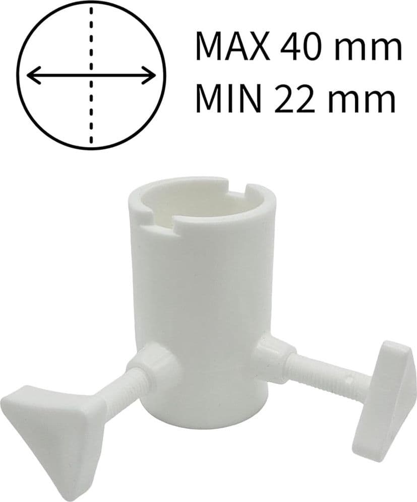 TAVOLINO VASSOIO PER OMBRELLONE CON PORTABICCHIERI SCOMPARTI PORTA SNACK SMARTPHONE 670552A - 4