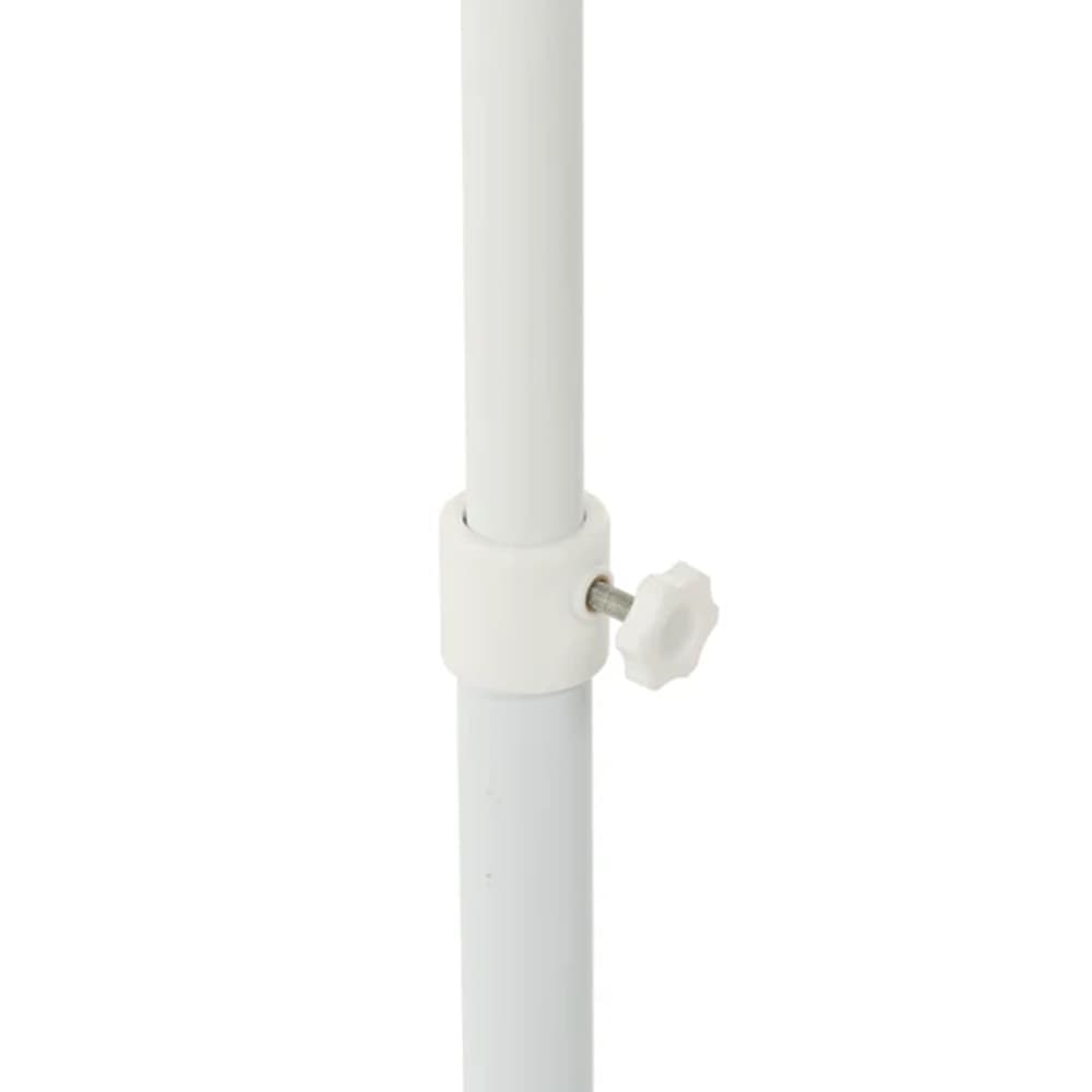 BASE PER OMBRELLONE DA ESTERNO SUPPORTO RICHIUDIBILE A 3 GAMBE BIANCO 55X76CM 618620 - 3