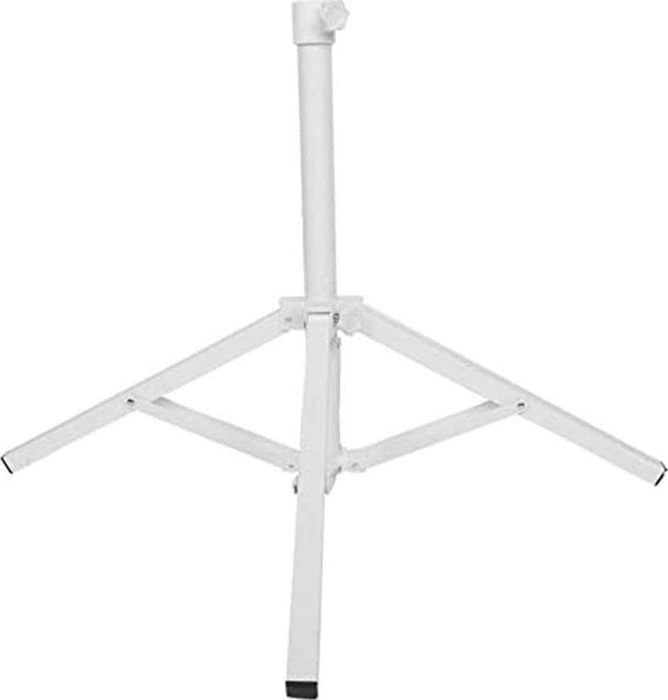 BASE PER OMBRELLONE DA ESTERNO SUPPORTO RICHIUDIBILE A 3 GAMBE BIANCO 55X76CM 618620 - 9