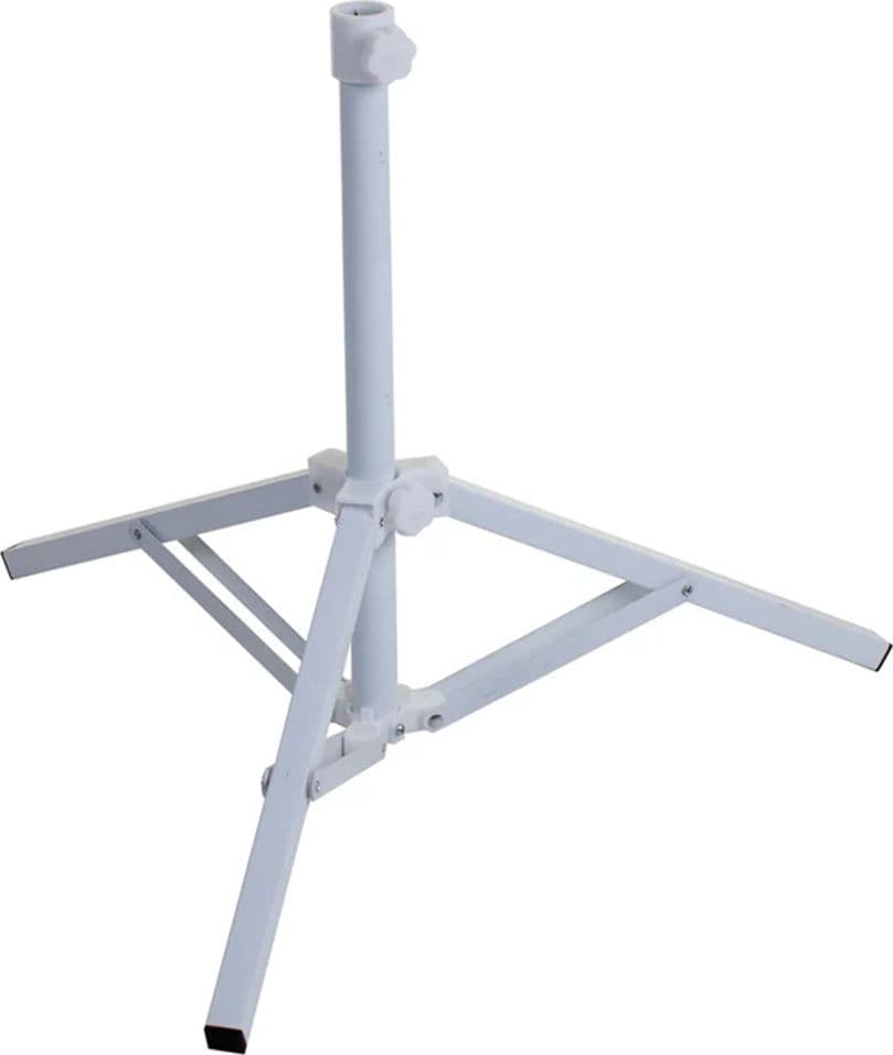 BASE PER OMBRELLONE DA ESTERNO SUPPORTO RICHIUDIBILE A 3 GAMBE BIANCO 45X62CM 618621 - 15