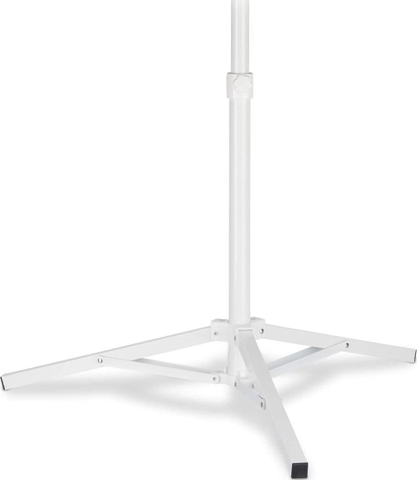 BASE PER OMBRELLONE DA ESTERNO SUPPORTO RICHIUDIBILE A 3 GAMBE BIANCO 45X62CM 618621 - 3