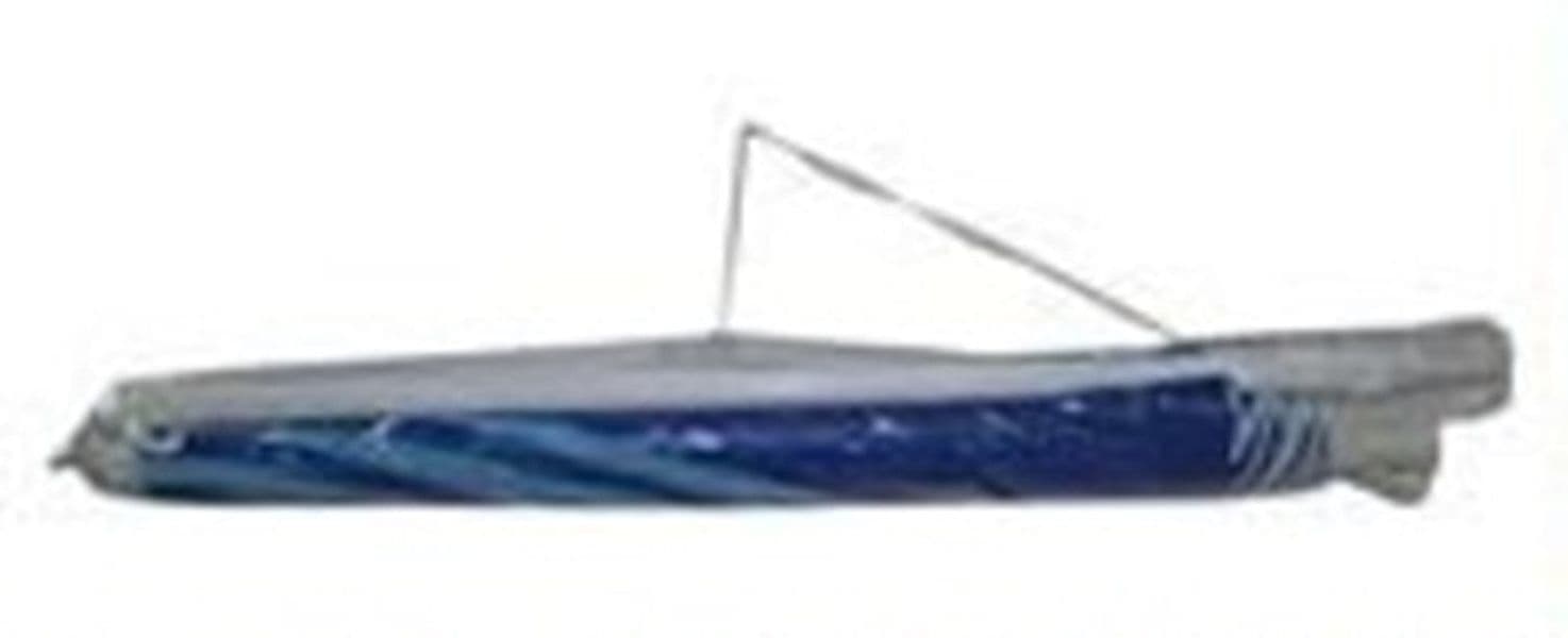 OMBRELLONE MARE SPIAGGIA IN TNT BICOLORE Ø158X192CM CON SNODO TRIVELLA 4 COLORI CM001150 - 5