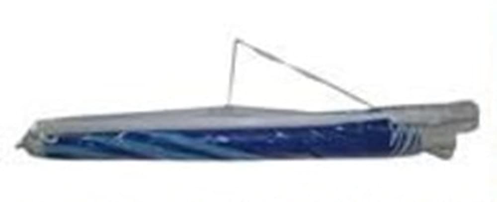 OMBRELLONE MARE SPIAGGIA IN TNT BICOLORE Ø158X192CM CON SNODO TRIVELLA 4 COLORI CM001150 - 5