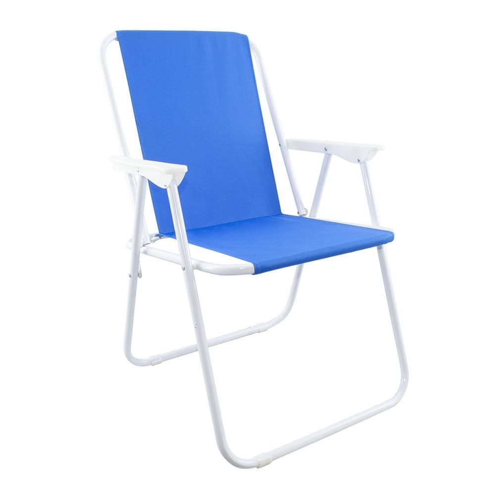 SEDIA RELAX SPIAGGINA MARE GIARDINO IN ACCIAIO PIEGHEVOLE CAMPEGGIO TINTA UNITA 285004 - 3