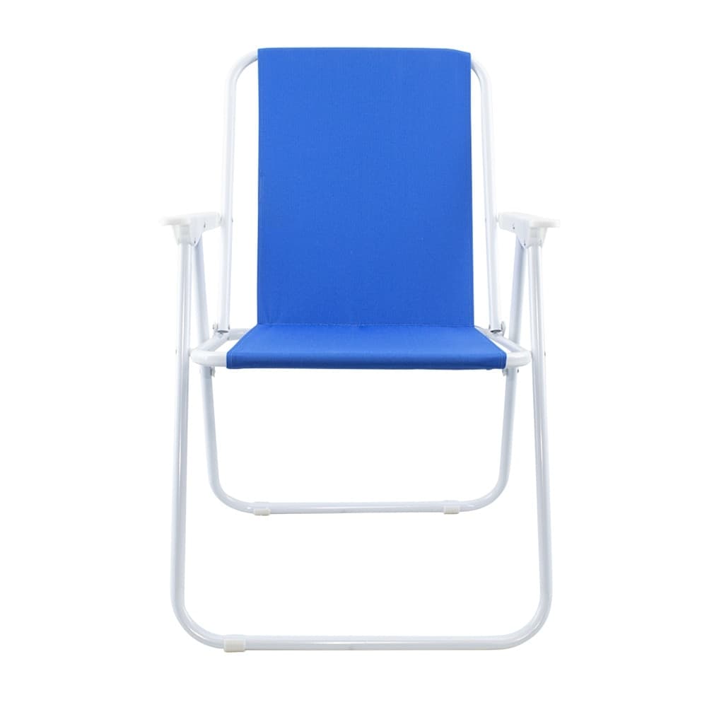 SEDIA RELAX SPIAGGINA MARE GIARDINO IN ACCIAIO PIEGHEVOLE CAMPEGGIO TINTA UNITA 285004 - 5