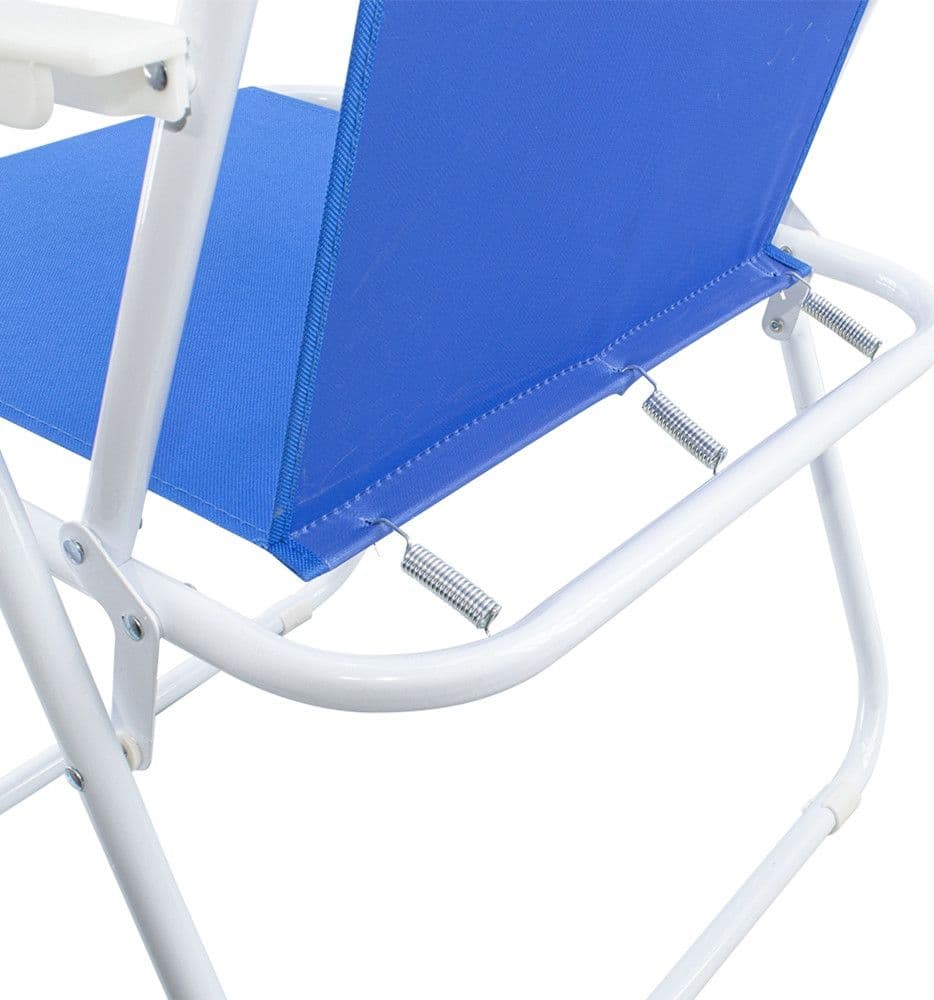 SEDIA RELAX SPIAGGINA MARE GIARDINO IN ACCIAIO PIEGHEVOLE CAMPEGGIO TINTA UNITA 285004 - 6