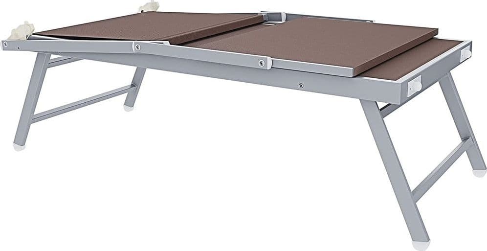 LETTINO PIEGHEVOLE PRENDISOLE IN ALLUMINIO TEXTILENE CON PARASOLE ORIENTABILE 186X61X38CM - 14