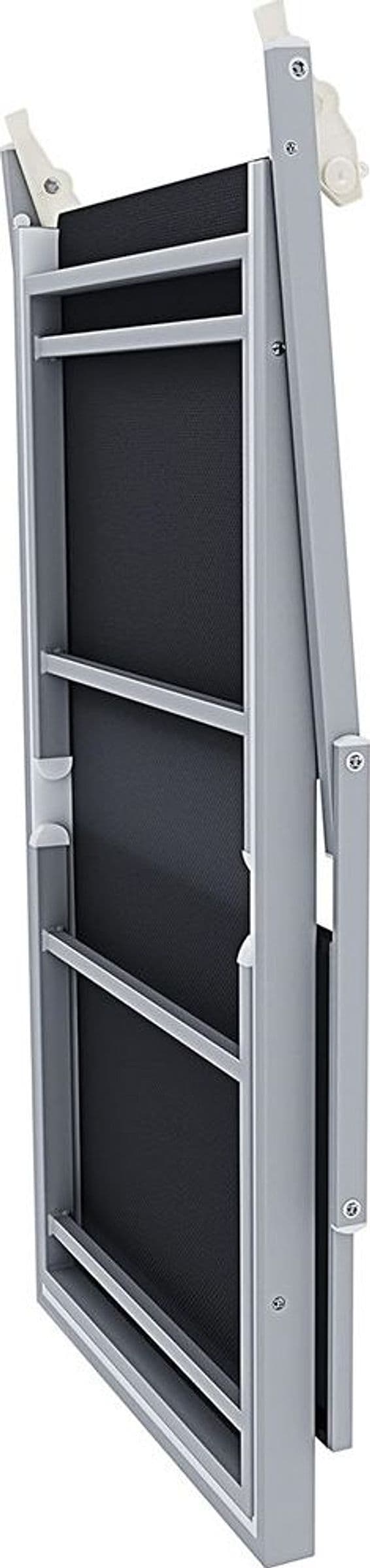 LETTINO PIEGHEVOLE PRENDISOLE IN ALLUMINIO TEXTILENE CON PARASOLE ORIENTABILE 186X61X38CM - 9