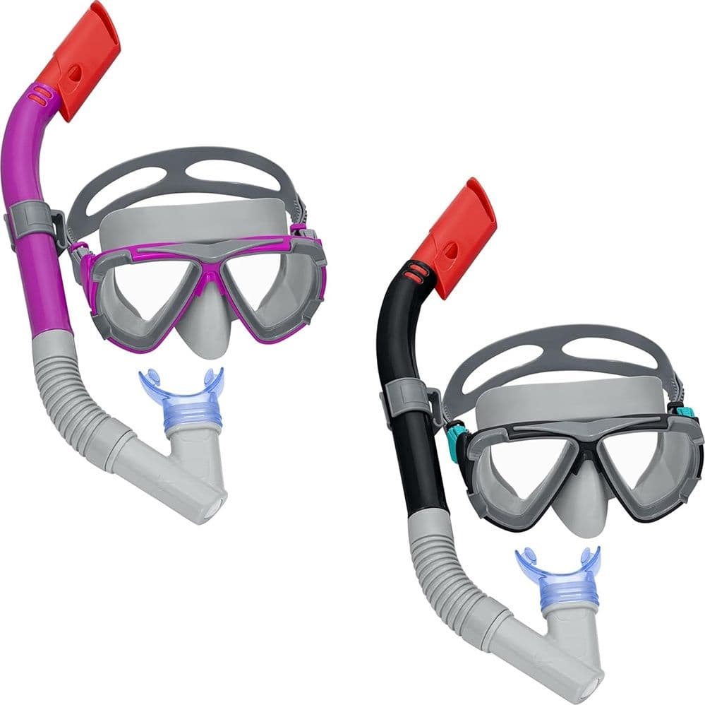 SET DA SNORKELING MASCHERA CON BOCCAGLIO PER ADULTI RAGAZZI DOMINATOR 14+ ANNI 24029