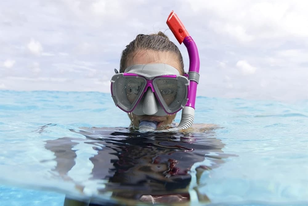 SET DA SNORKELING MASCHERA CON BOCCAGLIO PER ADULTI RAGAZZI DOMINATOR 14+ ANNI 24029 - 15