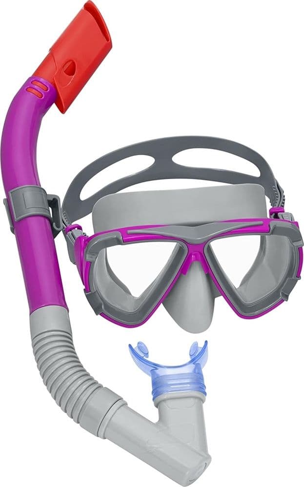 SET DA SNORKELING MASCHERA CON BOCCAGLIO PER ADULTI RAGAZZI DOMINATOR 14+ ANNI 24029 - 4