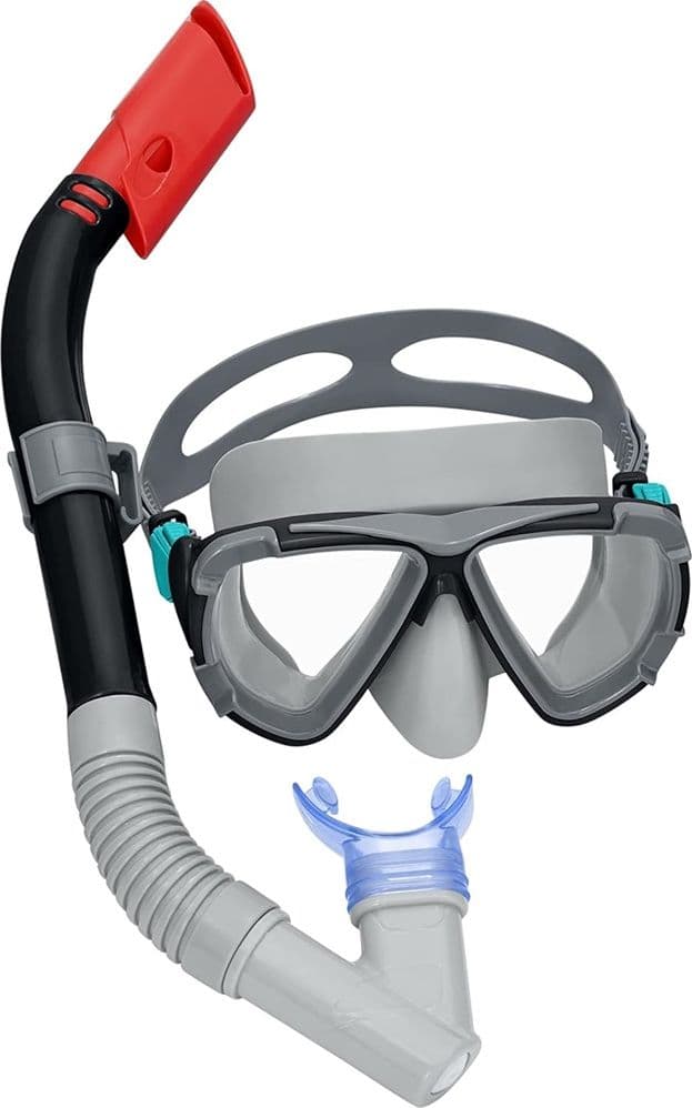SET DA SNORKELING MASCHERA CON BOCCAGLIO PER ADULTI RAGAZZI DOMINATOR 14+ ANNI 24029 - 9