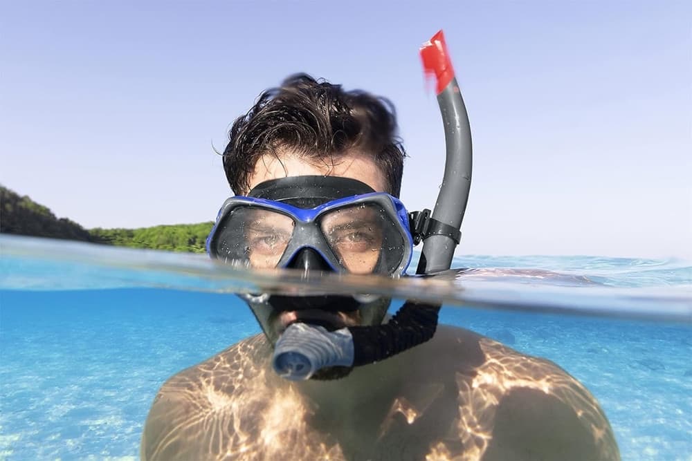 SET MASCHERA BOCCAGLIO DA SNORKELING DOMINATOR PRO 24069 PER RAGAZZI ADULTI 14+ ANNI - 13