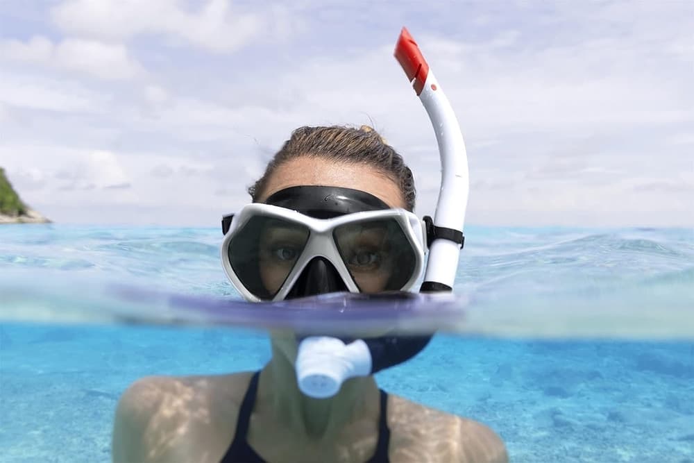 SET MASCHERA BOCCAGLIO DA SNORKELING DOMINATOR PRO 24069 PER RAGAZZI ADULTI 14+ ANNI - 15