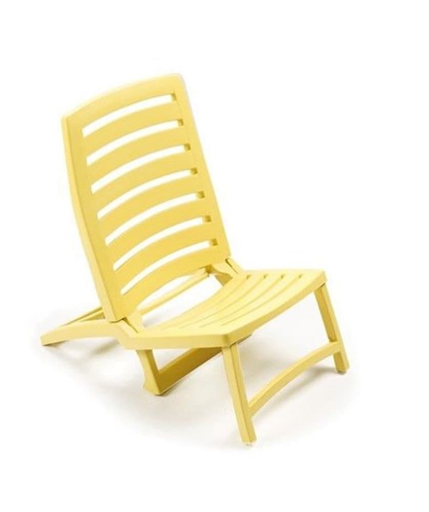 SPIAGGINA SEDIA SDRAIO SPIAGGIA DESIGN BASSO PIEGHEVOLE COLORATA 42X58XH64 CM 862869 - 4