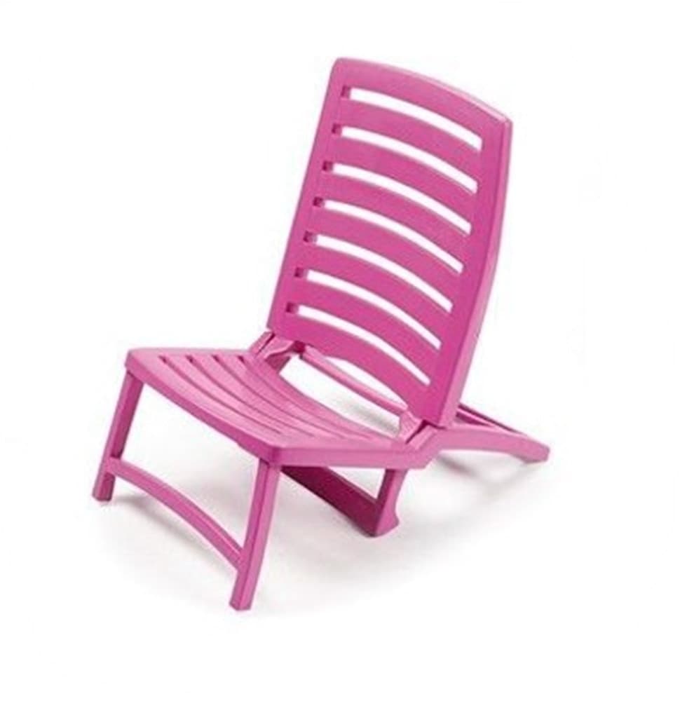 SPIAGGINA SEDIA SDRAIO SPIAGGIA DESIGN BASSO PIEGHEVOLE COLORATA 42X58XH64 CM 862869 - 5