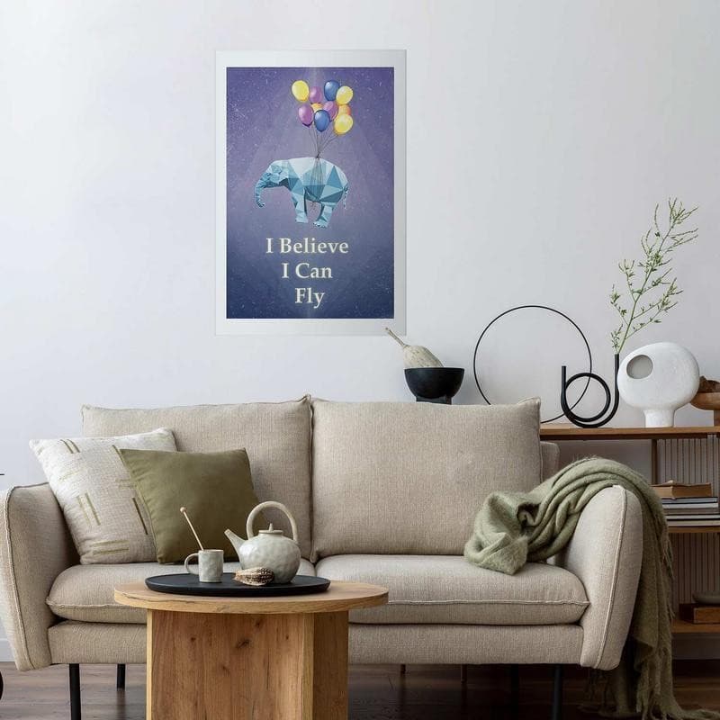 Poster - Flying Elephant - 12