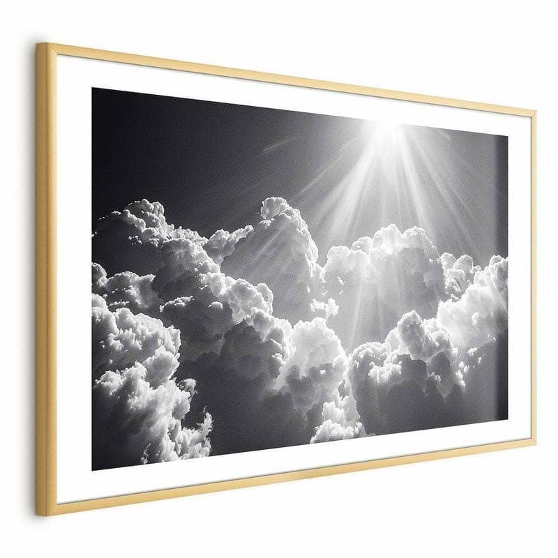 Poster - Hope in the Clouds: Inspiring Sun Rays – Awaken Emotions - 19