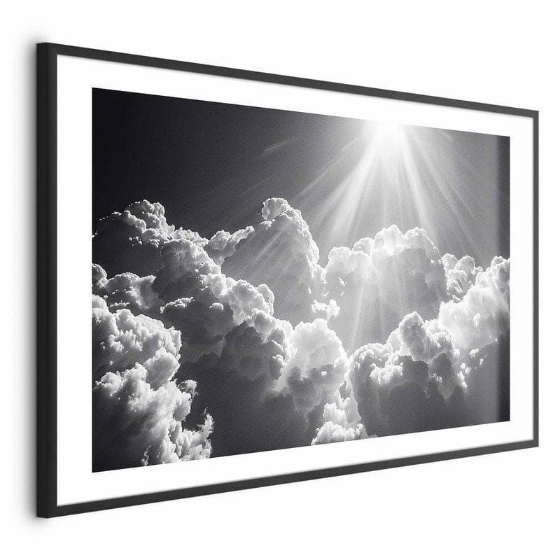 Poster - Hope in the Clouds: Inspiring Sun Rays – Awaken Emotions - 20