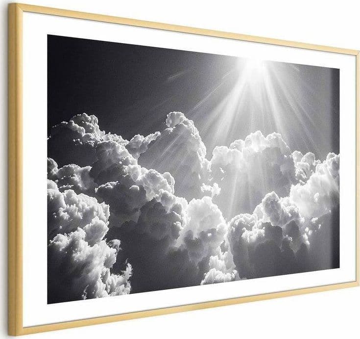 Poster - Hope in the Clouds: Inspiring Sun Rays – Awaken Emotions - 4