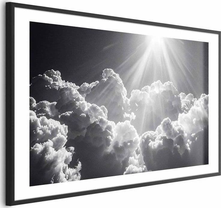 Poster - Hope in the Clouds: Inspiring Sun Rays – Awaken Emotions - 5