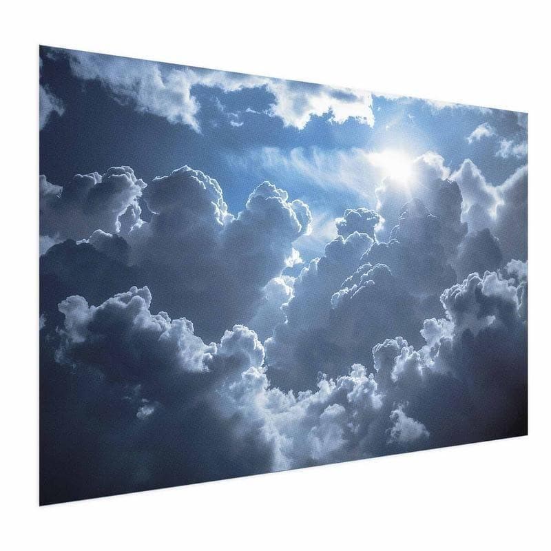 Poster - Lively Scene: The Sun Battling the Clouds - 15
