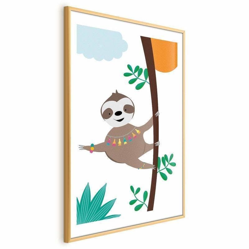 Poster - Cheerful Sloth - 19