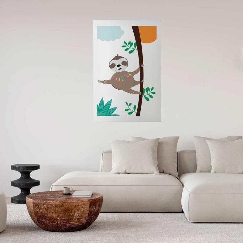 Poster - Cheerful Sloth - 12