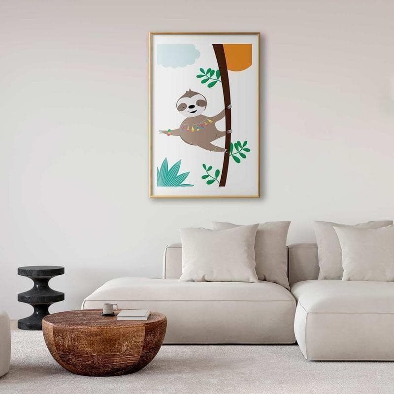 Poster - Cheerful Sloth - 10