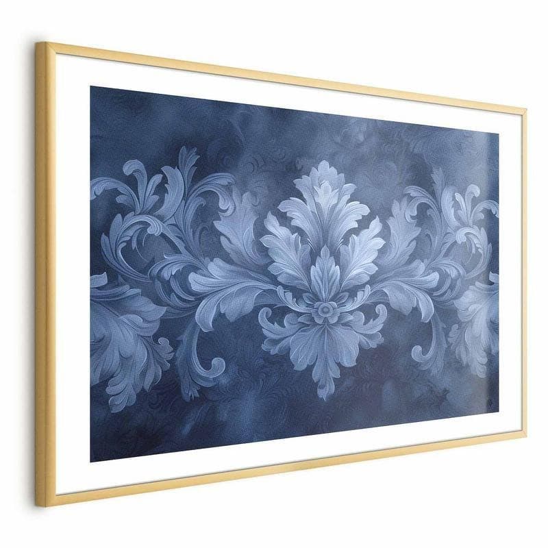 Poster - Blue Ornament in Cool Shades - 19