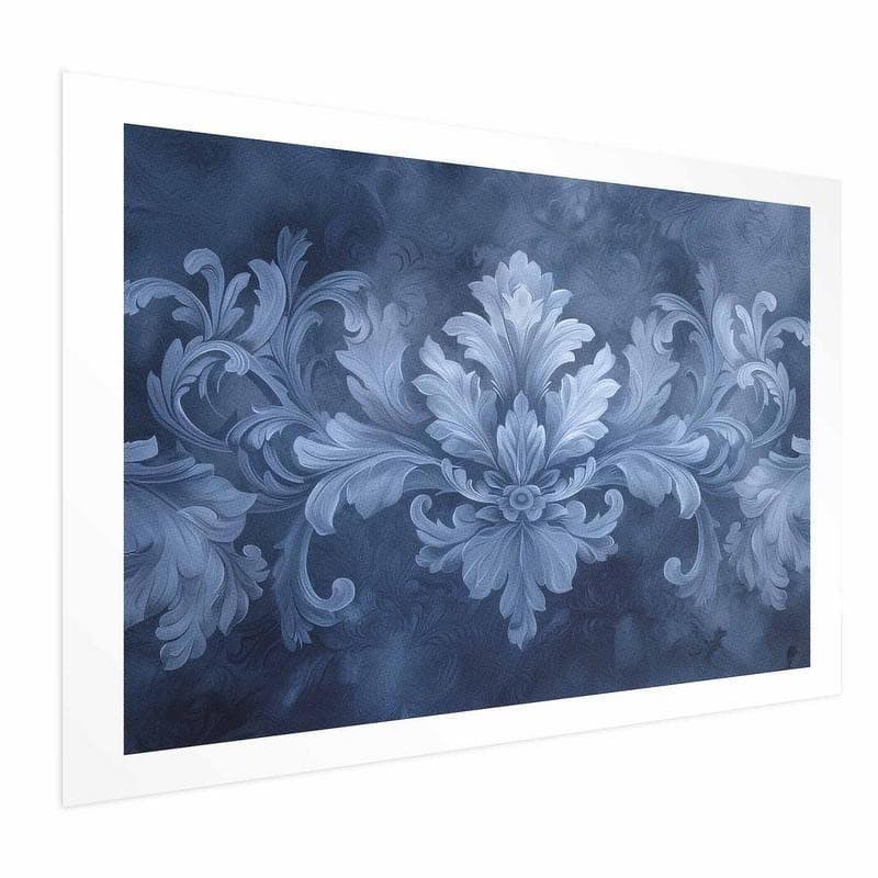 Poster - Blue Ornament in Cool Shades - 16