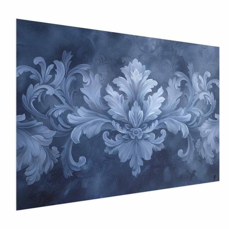 Poster - Blue Ornament in Cool Shades - 15