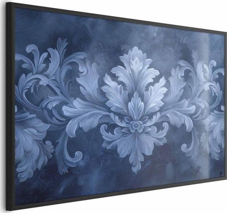 Poster - Blue Ornament in Cool Shades - 2