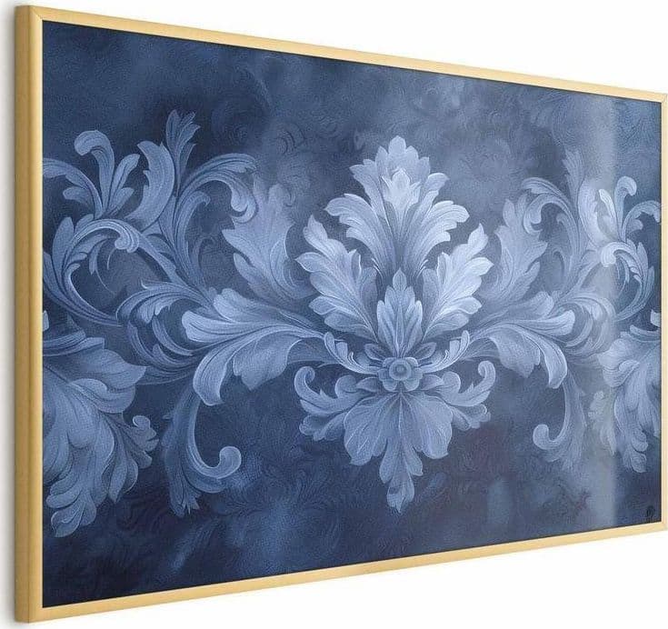 Poster - Blue Ornament in Cool Shades - 3