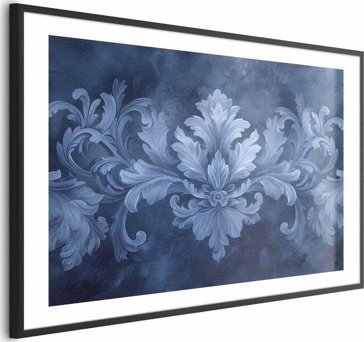 Poster - Blue Ornament in Cool Shades - 5