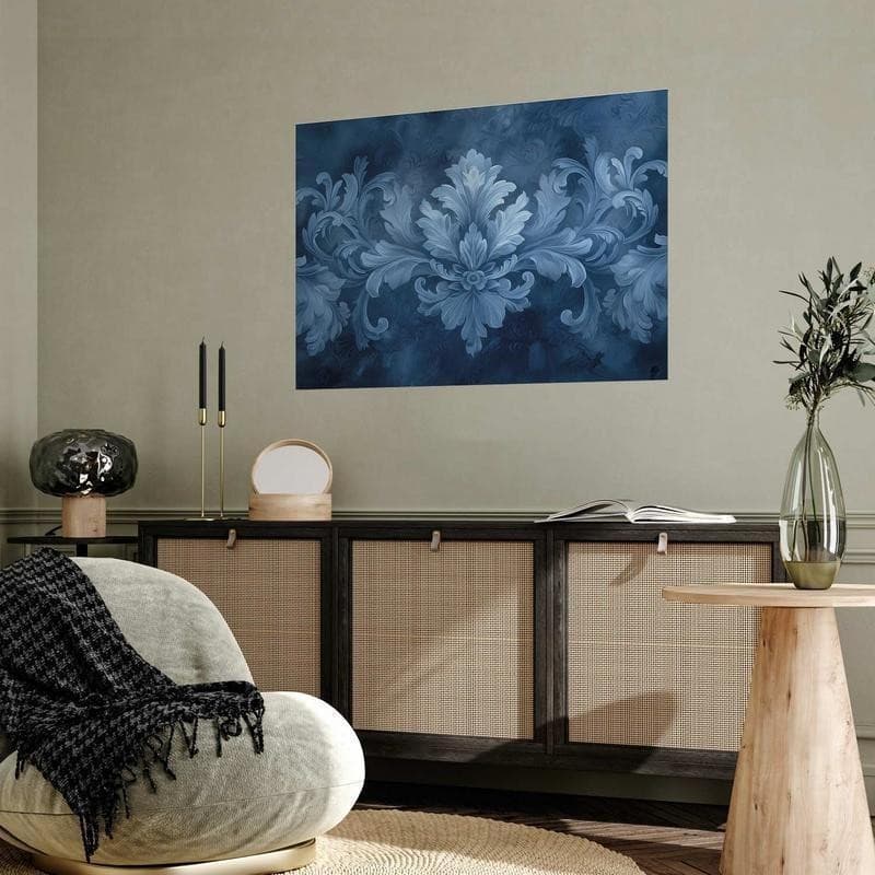 Poster - Blue Ornament in Cool Shades - 7