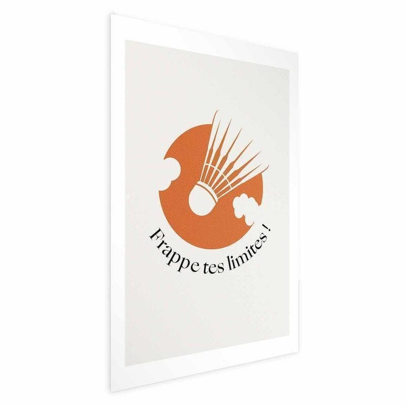 Poster - Shuttlecock Against the Orange Sun - 16