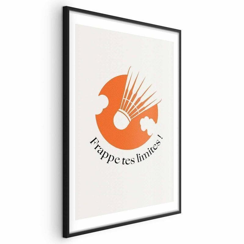 Poster - Shuttlecock Against the Orange Sun - 20