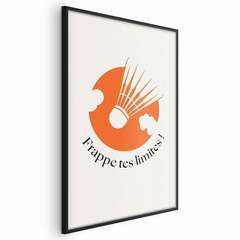 Poster - Shuttlecock Against the Orange Sun - 17