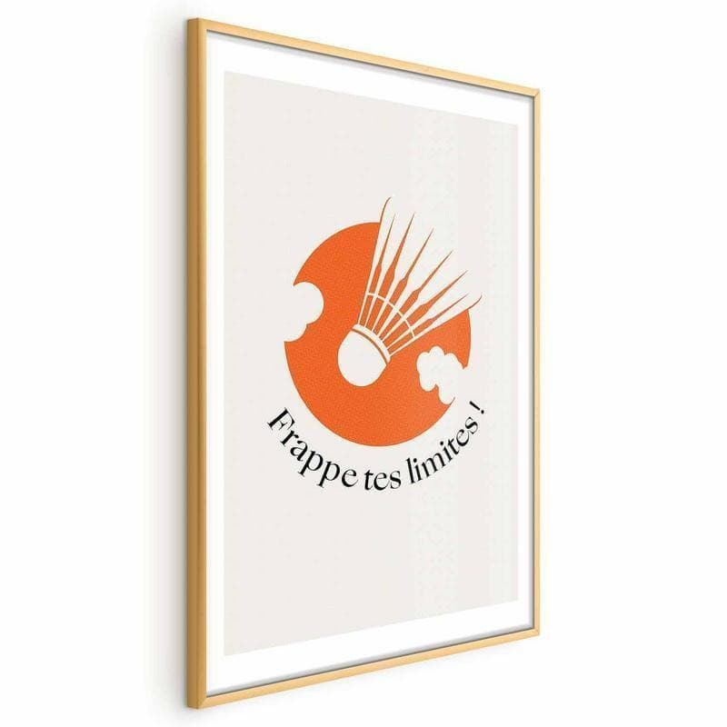 Poster - Shuttlecock Against the Orange Sun - 19