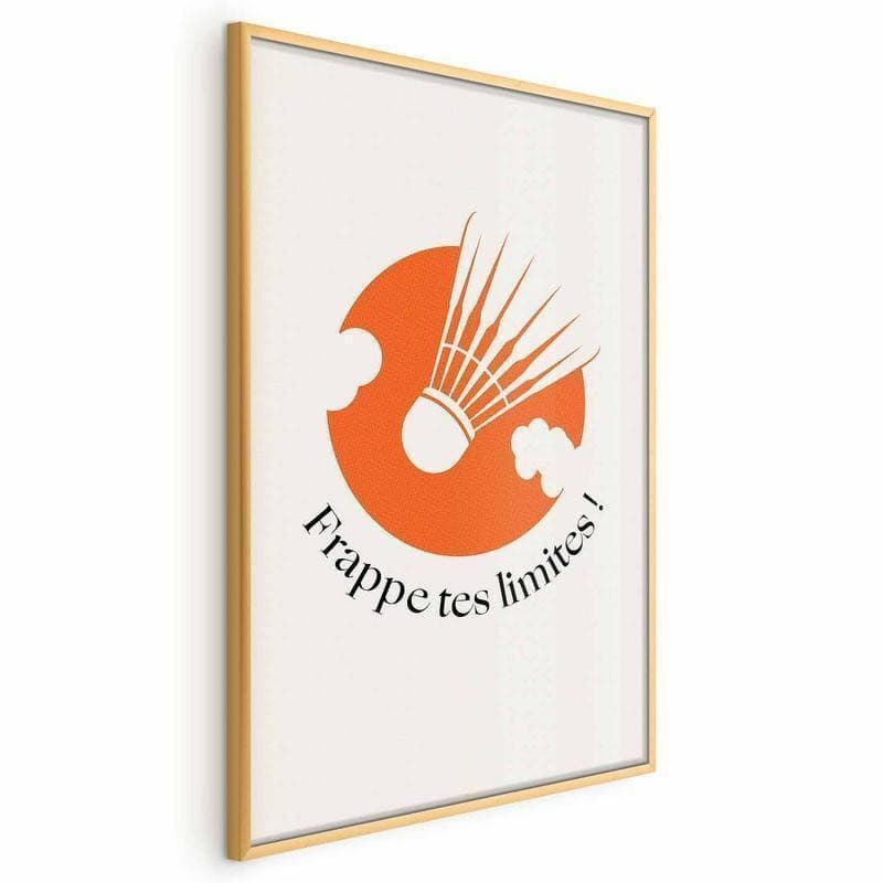 Poster - Shuttlecock Against the Orange Sun - 18